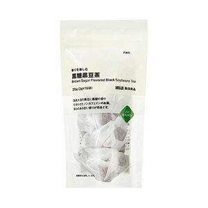  Muji Ryohin аромат . приятный коричневый сахар черная соя чай 20g (2g×10 пакет ) 15261628