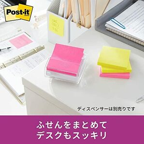 ポストイット 強粘着 付箋 ポップアップ ノート 詰替用 マルチカラー 4色 5冊パック 654-5SSPOP-APSの画像3