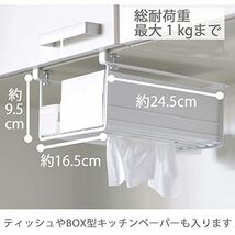 平安伸銅工業 SPLUCE 吊り下げ棚 ラック ホワイト 耐荷重:1kg SPH-3_画像4