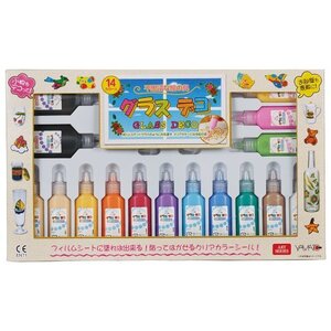  Yamato painting materials acrylic fiber glass deco 14 color GDS14