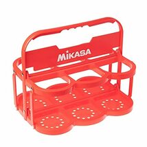 ミカサ(MIKASA) 折りたたみ式ボトルキャリアー(6本入) 赤 BC6-R 340×265×240mm_画像1