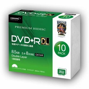 ハイディスク HDVD+R85HP10SC DVD+R DL 8.5GB 8倍速10枚 磁気研究所