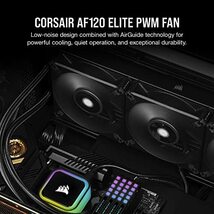 CORSAIR AF120 ELITE 120mm AFシリーズ エアフロー PCファン PWM 流体動圧軸受 AirGuide 付き[シングル_画像2