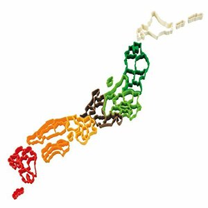 曙産業 クッキー 抜き型 日本製 都道府県の形のクッキーが作れる 北海道 東北 関東甲信越 北陸 東海 近畿 中国 四国 九州 沖縄 ケンミンクッキー