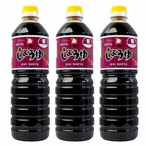 [ green shop head office ] good . soy sauce [ purple ](..) 1000ml ×3 piece 