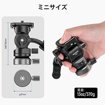 NEEWER 三脚用ビデオ雲台 フルードヘッド +/-10°レベリングベース(Φ37mm)付き 金属製パンチルトヘッド ArcaタイプQRプレー_画像4