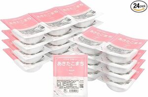 Happy Belly パックご飯 秋田県産 あきたこまち 180g ×24個 国産米 100% 低温製法米