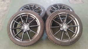 【美品】GRヤリス　RZハイパフォーマンス　ミシュラン　パイロットスポーツ　4本セット　BBS 鍛造　225/40R18