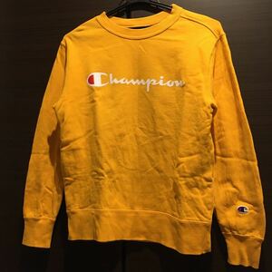 美品 希少 レア ヴィンテージ Champion チャンピオン プルオーバー スウェット トレーナー Sサイズ イエロー