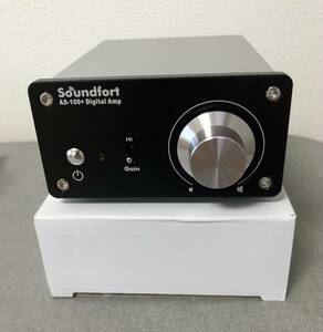 Soundfort AS-100+ 小型高音質デジタルアンプ　パワーアンプ　中古 