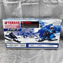 シ 新品未使用 即納★YAMAHA スノーモービル型ソリ 子供用 ブレーキ付 雪遊び そり 1人乗り スキー スノーボード Apex Snow Bike Sled Tube_画像2