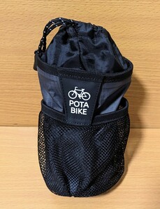 【美品】POTA BIKE(ポタバイク) ハンドルセンターポーチ ブロンプトン用ドリンクホルダー【送料無料】#定価¥3,650