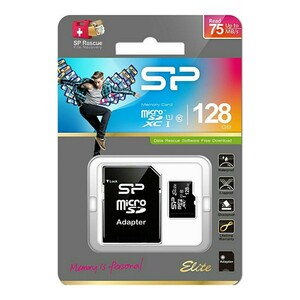 microSDXC128GBメモリーカード（Silicon Power）SP128GBSTXBU1V10SP 【1円スタート出品・新品・送料無料】
