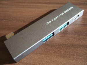 USB-3TCH22S USB-C → USB-C＋USB-A 変換ハブ [バスパワー /3ポート/USB 3.2 Gen1対応]