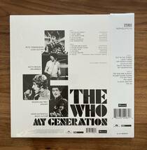 美品　シュリンク付　帯付　THE WHO MY GENERATION ザ・フー　マイ・ジェネレーション　レコード LP half speed mastering_画像3