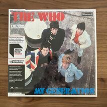 美品　シュリンク付　帯付　THE WHO MY GENERATION ザ・フー　マイ・ジェネレーション　レコード LP half speed mastering_画像2