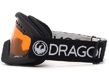 2023 DRAGON ドラゴン DX BLACK LUMALENS AMBER ゴーグル_画像2