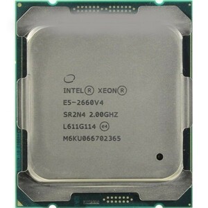 2個セット Intel Xeon E5-2660 v4 SR2N4 14C 2GHz 35MB 105W LGA2011-3 DDR4-2400 国内発