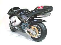 ポケバイ 50cc GPWESTカラーモデル ポケットバイク 黒白_画像3