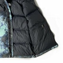 1円～!売切!【正規新品】THE NORTH FACE PRINTED 1996 RETRO NUPTSE VEST ダウンベスト ヌプシ RDS 700 US限定(XXL)青 総柄 190122-115-C_画像7