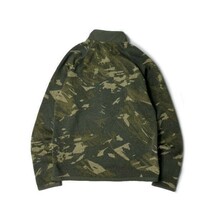 1円～!売切!【正規新品】THE NORTH FACE PRINT GORDON LYONS 1/4ZIP フリース プルオーバー US限定 厚手ニット(XXL)カーキ 迷彩柄181024-40_画像7