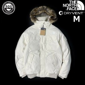 1円～!売切!【正規新品】THE NORTH FACE GOTHAM JACKET III ゴッサムジャケット グースダウン US限定 高品質 ロゴ刺繍(M)白190122-150-c