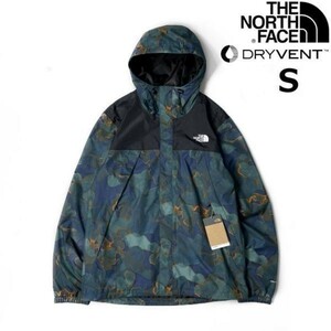 1円～!売切!【正規新品】THE NORTH FACE◆ANTORA JACKET マウンテンジャケット US限定 撥水 2023最新 高機能 キャンプ(S)紺 総柄 180915-55