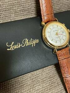 Louis Philippe ルイフィリップ 腕時計 デイト QUARTZ クオーツ 白文字盤　louis philippe ルイフィリップ クォーツ　メンズ腕時計