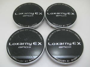 k8432 BADX LOXARNY EX アルミホイール用センターキャップ中古4個 C-080