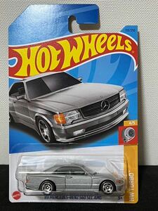 ★ホットウィール '89メルセデス ベンツ560 SEC AMG MERCEDES-BENZ インターナショナルカード Hot Wheels