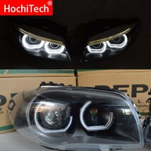 LED BMW E92 E90 E60 F30 F31 E82 F10 F11 X5 X6 E53 E70 E65ライトハロー3D DTM LCIスタイルアクリル_画像1