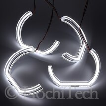 LED BMW E92 E90 E60 F30 F31 E82 F10 F11 X5 X6 E53 E70 E65ライトハロー3D DTM LCIスタイルアクリル_画像6