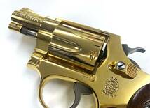 【 コクサイ 】 S&W M36 NEW チーフスペシャル モデルガン 24K アルタモント実銃木製グリップ 未発火 金属モデルガン SMG ■ 中古良品_画像5