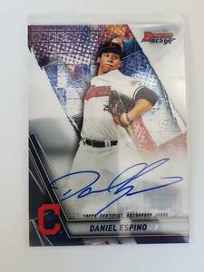 TOPPS 2019 BOWMANS BEST DANIEL ESPINO AUTO 直筆サインカード