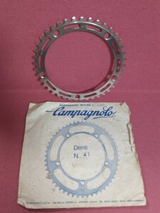 未使用品 Rare41T Campagnolo Record Inner Chainring Strada Nos レア41T カンパレコード ロード用インナーチェンリング カンパニョーロ 