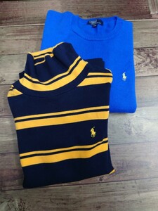 美品 ポロ ラルフローレン POLO RALPH LAUREN CHILDRENSWEAR 2枚セット 150