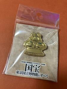 遮光器土偶　ピンバッジ　国宝展　東京国立博物館のすべて　会場限定　重要文化財 縄文時代