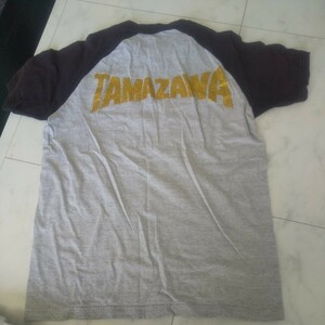 TAMAZAWA　展示会限定　Tシャツ サイズM タマザワ　黒　灰　両面プリント　バックプリント　ハタケヤマ　久保田スラッガー　限定 　M