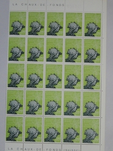 ギニア切手『万国郵便連合加盟』25枚シート D 1960