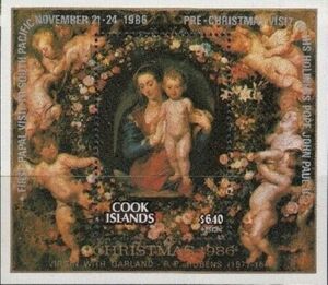  Cook various island stamp [ Christmas 1986].. stamp Roo Ben s