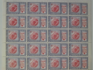 ギニア切手『赤十字100周年』20枚シート C 1963