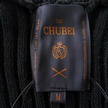 新品 23AW CHUBEI チュウベイ ウール混 ウォッシャブル タートルネック リブニット LL 黒 【CH434128_99】 秋冬 メンズ セーター_画像9