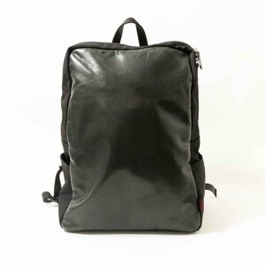 ARTISAN&ARTIST アルティザンアンドアーティスト リュックサック デイパック ブラック 黒 レザー ナイロン ユニセックス 男女兼用 bag 鞄