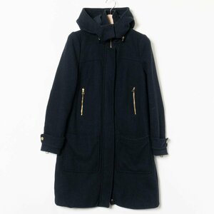 ZARA trafaluc OUTERWEAR ジップアップコート ザラ トラファルク アウターウェア ダークネイビー フード取り外し可能 綺麗め USAサイズM