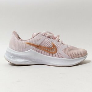 NIKE ナイキ CW3413-500 DOWNSHIFTER 11 ダウンシフター11 ランニングシューズ ピンク 23.5cm メッシュ レディース カジュアル シューズ 靴