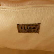 L.L.Bean エルエルビーン 307216 ダーク・ピューター・トートバッグ ショルダーバッグ 2WAY キャンバス レザー メタリックグレー 鞄_画像7