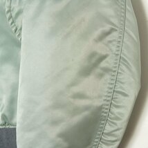 【1円スタート】CORINTH コリンス USA製 フライトジャケット MA-1 ブルゾン アウター リバーシブル ミリタリー 灰色 グレー M メンズ_画像5