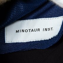 【1円スタート】MINOTAUR INST. ミノトールインスト ストレッチパンツ ボトムス 綿98％ ベーシック カジュアル 黒 ブラック L 日本製_画像9