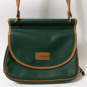 LANCEL ランセル ショルダーバッグ ポシェット 斜め掛け 肩掛け鞄 レザー調 グリーン 緑系 カジュアル レトロ ユニセックス 婦人 紳士