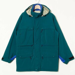 【1円スタート】L.L.Bean エルエルビーン 中綿入りマウンテンパーカー ブルゾン アウター ナイロン カジュアル アウトドア 緑 グリーン M